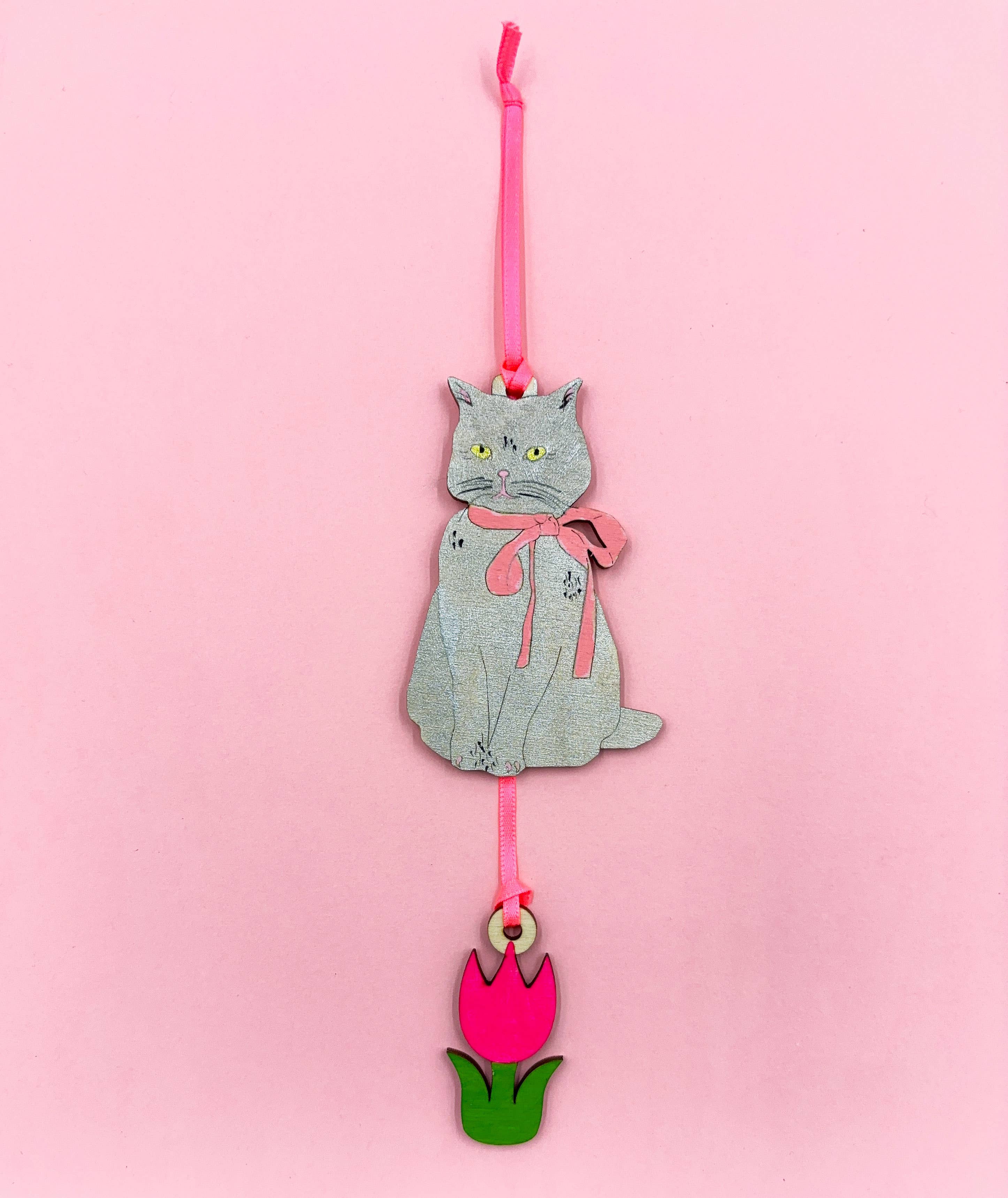EMS01 Cat Christmas Ornament